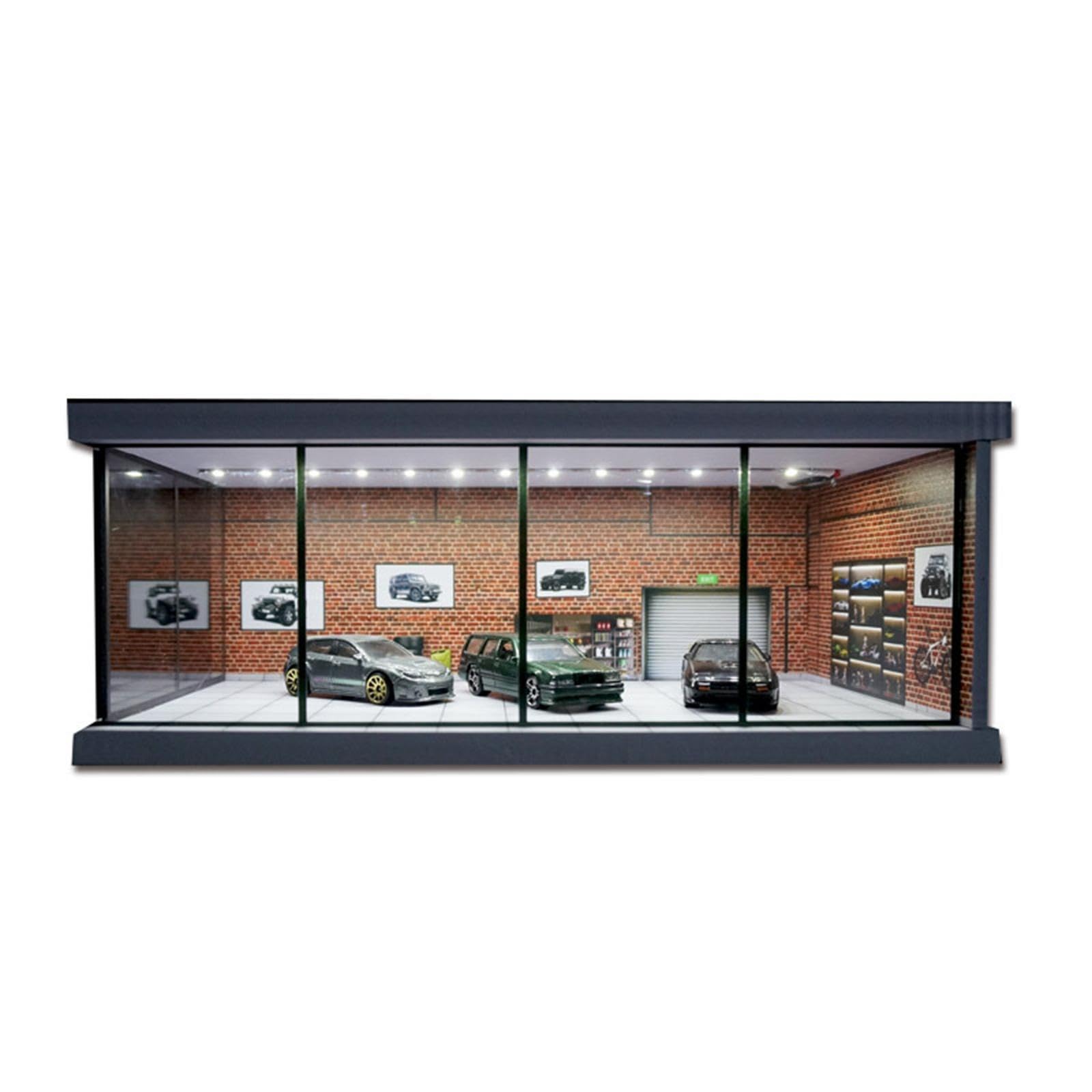 Enakshi (LABEL) 1:64 Parking Lot Display Case Diecast Car Display